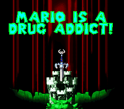 Super Mario RPG - Mario is a Drug Addict Title Screen